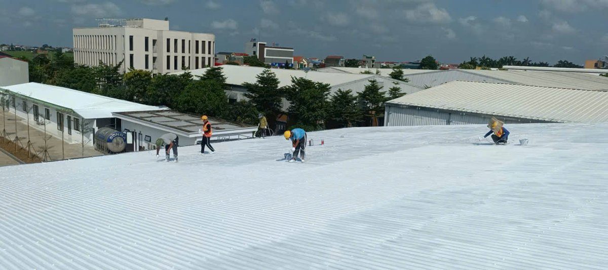 Sơn mái tôn KCN Gián Khẩu Ninh Bình