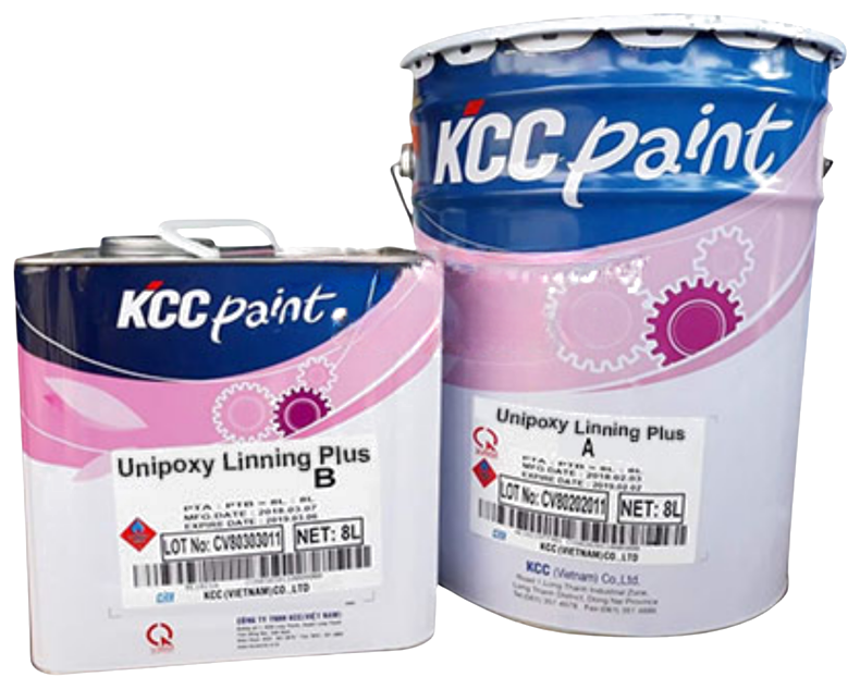 KCC Unipoxy Lining Plus – Sơn sàn epoxy tự trải phẳng ít ố vàng kháng UV